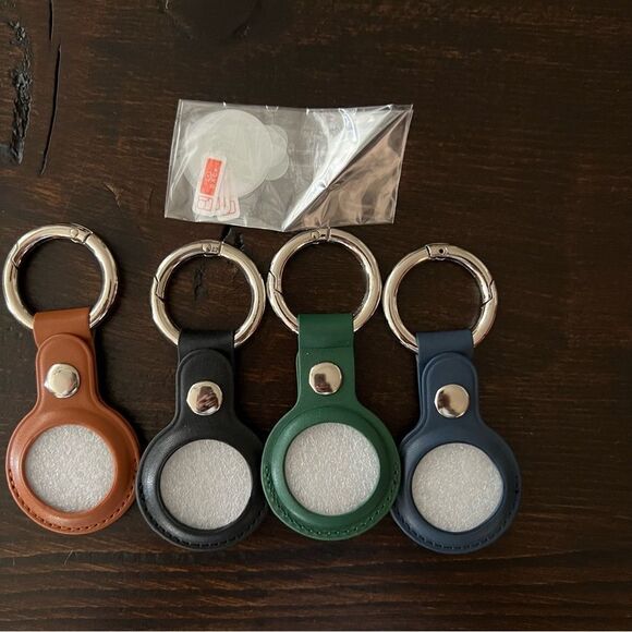 Suchish Leather AirTags set of 4 - Picture 1 of 4